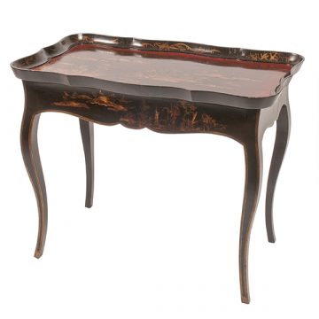 JAPANNED LACQUER TABLE