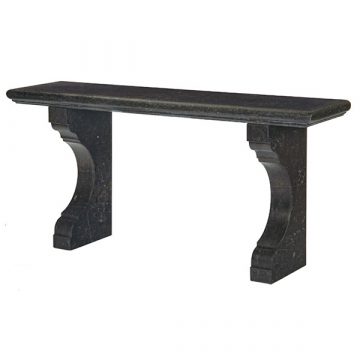 BELGIAN BLUESTONE CONSOLE WITH TWO BASES