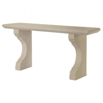 FRENCH LIMESTONE CONSOLE WITH TWO BASES (2)