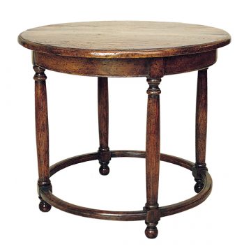 JACOBEAN SIDE TABLE W/ RING