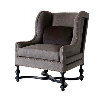 LAURO WING CHAIR AND OTTOMAN