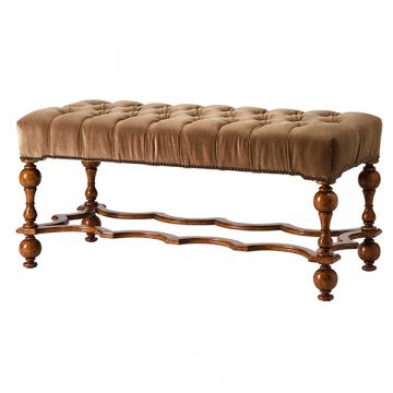 CAPELLUTO DEEP-TUFTED BENCH